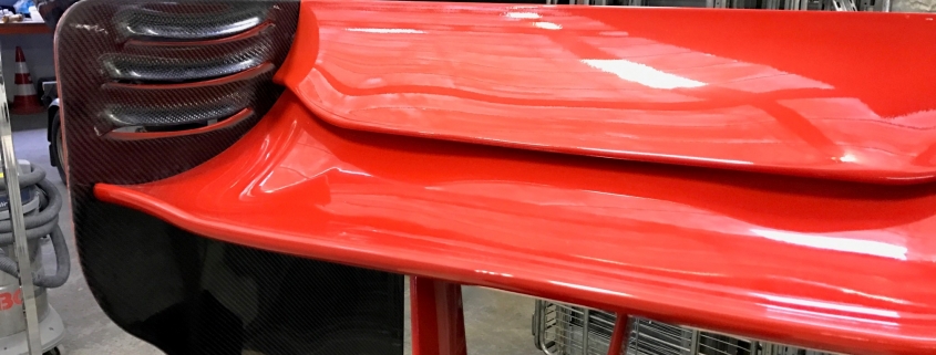 Ferrari F1 simulator polyester wing carbon